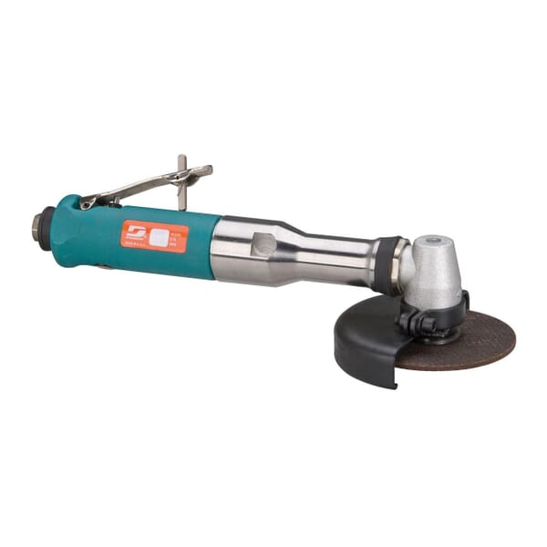 Dynabrade 54736 Type 1 Extended Cut-Off Wheel Tool, 4 in Dia Wheel, 13500 rpm Speed, 40 scfm Air Flow, 90 psi