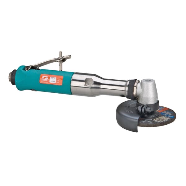 Dynabrade 54773 Extended Depressed Center Wheel Grinder, 4 in Dia Wheel, 3/8-24 Male Arbor/Shank, 0.7 hp