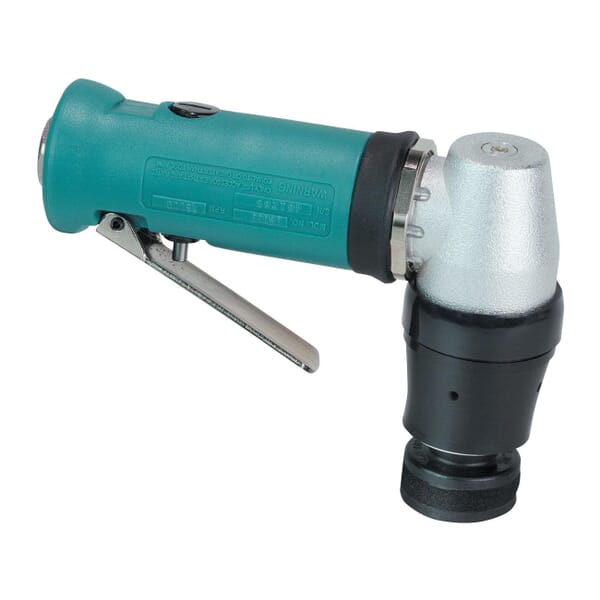 Dynabrade 58035 Geared Mini Orbital Sander, 1-1/4 in Pad, 0.4 hp, 21 scfm Air Flow, 90 psi