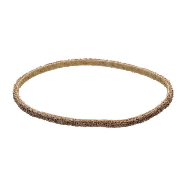 Dynabrade DynaBrite 78015 Good Tier File Surface Conditioning Non-Woven Abrasive Belt, 1/4 in W x 18 in L, Coarse Grade, Aluminum Oxide Abrasive, Brown