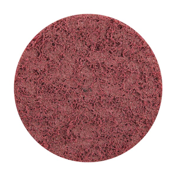 Dynabrade 78127 Locking Non-Woven Abrasive Quick-Change Disc, 3 in Dia Disc, Medium Grade, Aluminum Oxide Abrasive, Locking/Type R Attachment