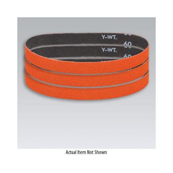 Dynabrade 90679 Belt, 2 in W Belt x 30 in L, 120 Grit, Aluminum Oxide Abrasive, Cloth Backing