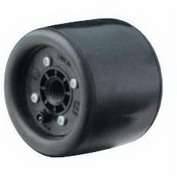 Dynabrade Dynacushion 92824 Standard Straight Wall Pneumatic Wheel, For Use With Dynabrade Vacuum System, 3-1/4 in Dia x 3 in, 1/2-13 Female Spindle