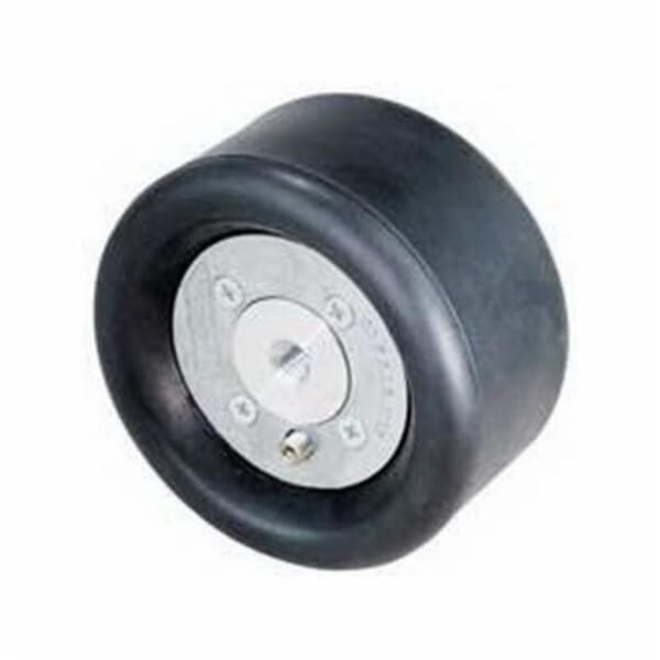 Dynabrade Dynacushion 92849 Heavy Duty Pneumatic Wheel, For Use With Dynastraight 13204 Finishing Tool, 2-1/4 x 9-5/8 in Belt, 3 in Dia, 2-1/4 in W Wheel