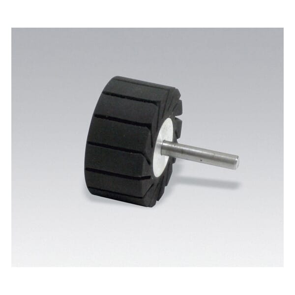 Dynabrade 92916 Slotted Wheel, For Use With 51202 Straight-Line Buffer, 1/4 in, 2 in Dia x 1 in W Coated Abrasive Band and Wheel