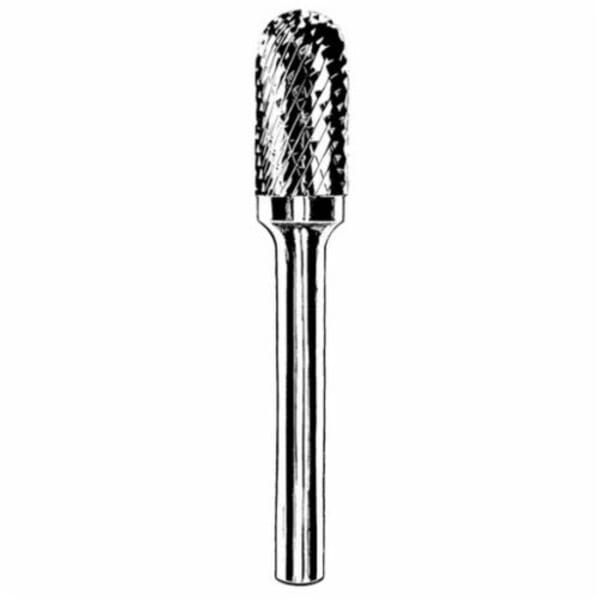 Dynabrade 93370 Abrasive Disc, Radius End, Cylindrical Head, 2.5 mm Dia Head, 11 mm L of Cut, Double Cut