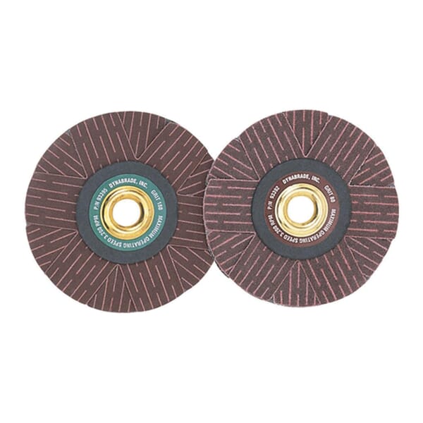Dynabrade DynaCut 93392 Lightweight Dyninger Coated Sanding Star, 4 in Dia Star, 1/2 in Eyelet, 80 Grit, Medium Grade, Aluminum Oxide Abrasive
