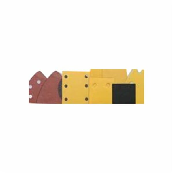 Dynabrade DynaCut 93786 Hook and Loop Non-Vacuum Coated Sanding Sheet, 110 mm L x 75 mm W, 180 Grit, Very Fine Grade, Aluminum Oxide Abrasive, Paper Backing