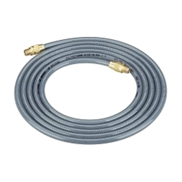 Dynabrade 94851 Multi-Purpose Air Hose Assembly, For Use With Air Supply Accessories, 8 mm ID x 12.7 mm OD, 12 ft L, Male To Male End Connection, 90 psi
