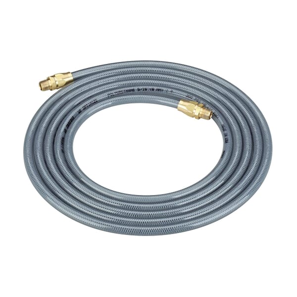 Dynabrade 94852 Multi-Purpose Air Hose Assembly, For Use With Air Supply Accessories, 8 mm ID x 12.7 mm OD, 12 ft L, 90 psi