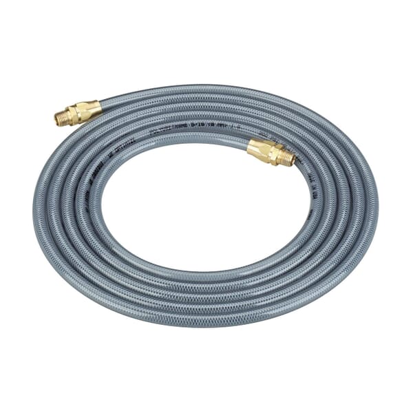 Dynabrade 94853 Air Hose Assembly, For Use With Flex Hose Air Line, 50 ft with Male to Male Fitting 12.7 mm Hose OD