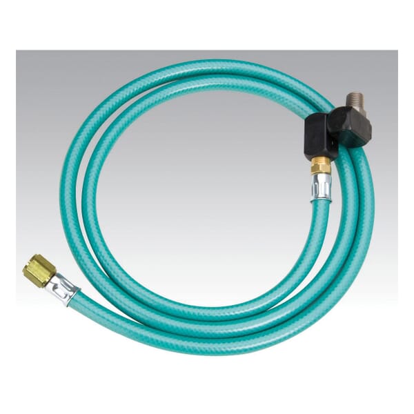 Dynabrade 94855 Snubber Hose, For Use With Vacuum and Air Line Accessories, 1/4 in MNPT Fitting, 60 in L Hose, 1/2 in Hose OD