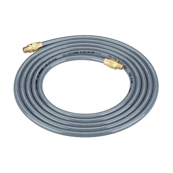 Dynabrade 94892 Air Hose Assembly, For Use With Air Exhaust and Dust Collection, 8 mm ID x 12.7 mm OD, 25 ft With Female to Male Fitting