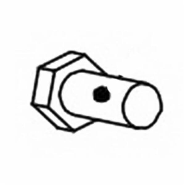 Dynabrade 95208 Hex Head Bolt, For Use With Metal Capture Downdraft Table, 3/8-16 x 1 in L