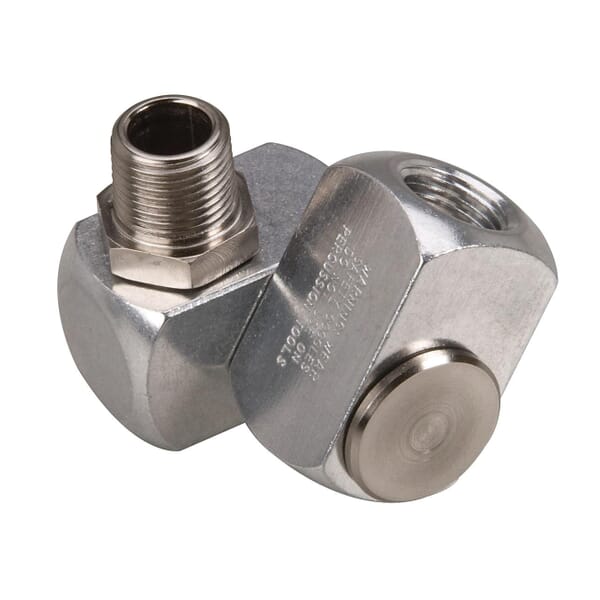 Dynabrade 95461 Air Line Connector, 3/8 in NPT Connection, 26 to 45 scfm Flow Rate, Aluminum/Stainless Steel