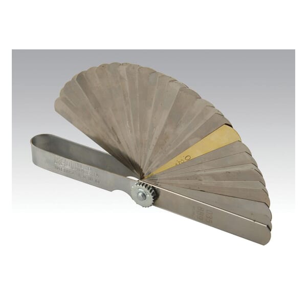 Dynabrade 96354 Feeler Gauge Set, For Use With Air Power Tools, 0.0015 to 0.025 in THK