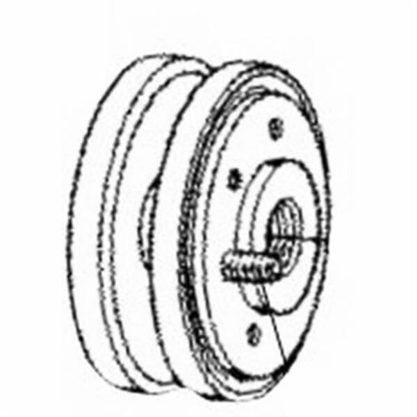 Dynabrade 98087 Hub, For Use With Dynacushion 94434 Pneumatic Wheel, 5/8-11 Arbor