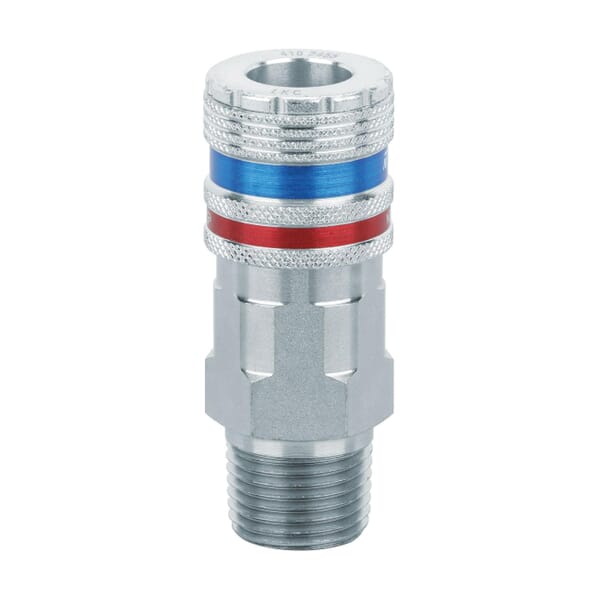 Dynabrade 98270 Coupler, For Use With 98271 and 98272 Air Tool Fitting, 1/2 in MNPT, 138 scfm Air Flow