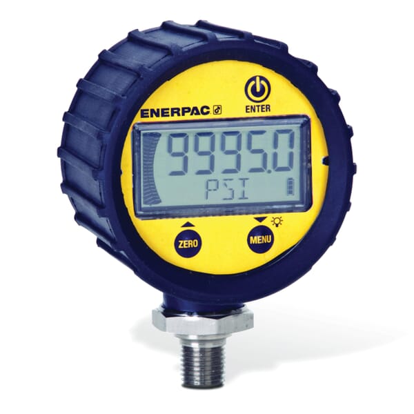 Enerpac DGR-2 Digital Hydraulic Pressure Gauge, 0 to 20000 psi, +/- 0.25%, Digital Display