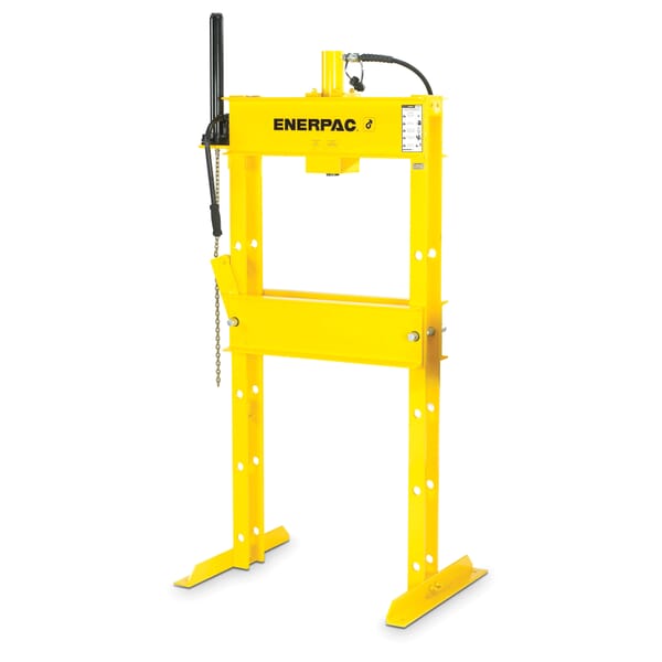Enerpac IPA-1220 IP Series Single Action Hydraulic Press, 10 ton, 40 in L x 18.63 in W Base, 52 in H