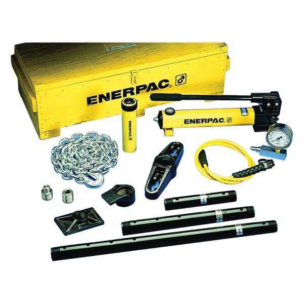 Enerpac MS2-20 MS Series Single Acting Hydraulic Maintenance Set, 13 Pieces, 5000 psi Pressure, 6-1/4 in Stroke Length