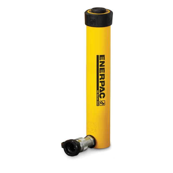 Enerpac RC-1010 DUO General Purpose Single Acting Hydraulic Cylinder, 10 ton Capacity, 1.69 in Dia Bore, 10.13 in L Stroke, 13-3/4 in H Retract, 1-1/2 in Dia Rod, 700 bar