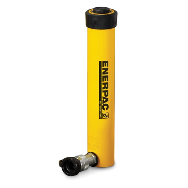 Enerpac RC-108 DUO General Purpose Single Acting Hydraulic Cylinder, 10 ton Capacity, 1.69 in Dia Bore, 8 in L Stroke, 11-3/4 in H Retract, 1-1/2 in Dia Rod, 700 bar