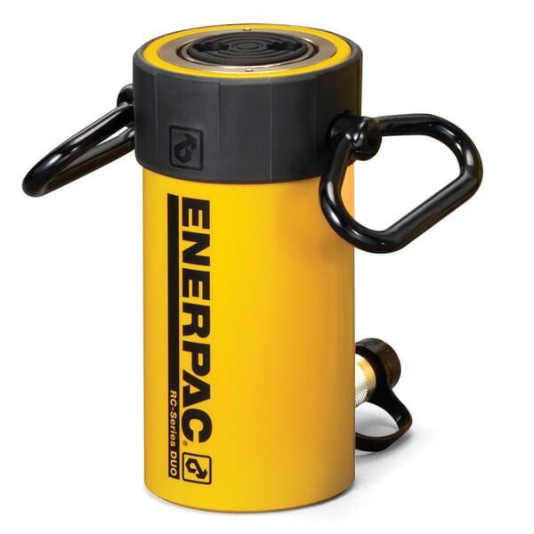 Enerpac RC-504 DUO General Purpose Single Acting Hydraulic Cylinder, 50 ton Capacity, 3-3/4 in Dia Bore, 4 in L Stroke, 8.94 in H Retract, 3-3/4 in Dia Rod, 700 bar
