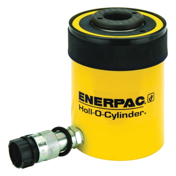 Enerpac RCH-302 Single Acting Spring Return Plunger Cylinder, 30 ton Capacity, 3-1/2 in Dia Bore, 2-1/2 in L Stroke, 7.03 in H Retract, 2-1/2 in Dia Rod, 10000 psi