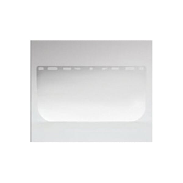 ERB 15151 Faceshield Window, Clear, Polycarbonate, 15-1/2 in H x 7-3/4 in W x 0.04 in THK Visor, For Use With E13, E14, E15, E16, E16R, E17, E18, E19, E20 and E21 Visor Carriers, Specifications Met: ANSI Specified, OSHA Approved