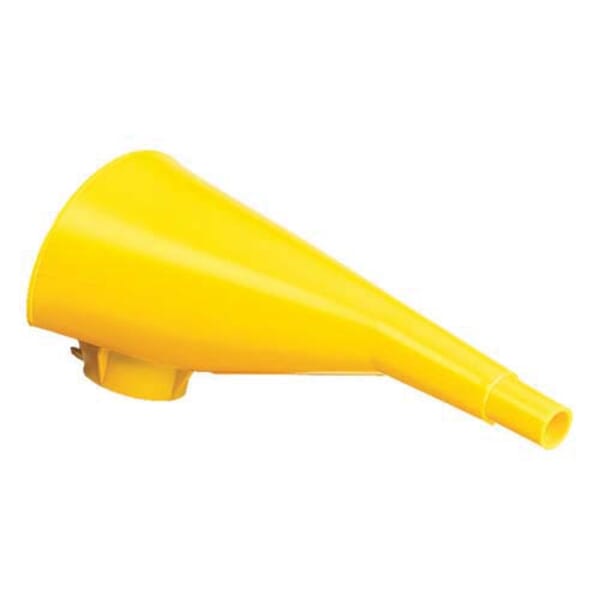 Eagle Manufacturing F15FUN Funnel, For Use With Eagle Metal Type I Safety Cans, HDPE, Yellow, Specifications Met: FM Approved