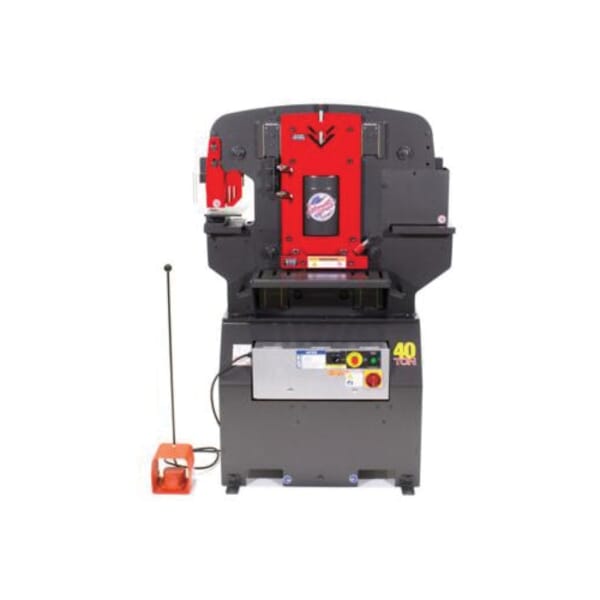 EDWARDS ED9-AC1013 Coper Notcher, 2 x 3 x 5/16 in Max Notching, 1-3/8 in L Stroke, 5 hp, 3-Phase, 208/230 V, 1725 rpm, 14 A Power