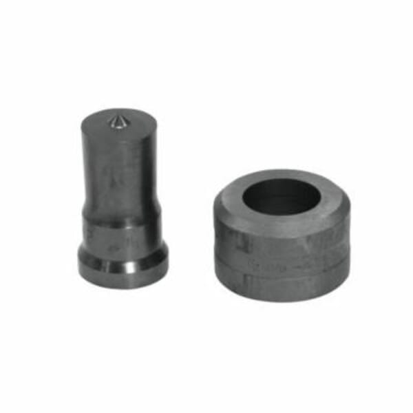 EDWARDS ED9-PD1 Punch and Die Set, Round Shape, 1 in Punch, 1-1/32 in Die, 2 Pieces