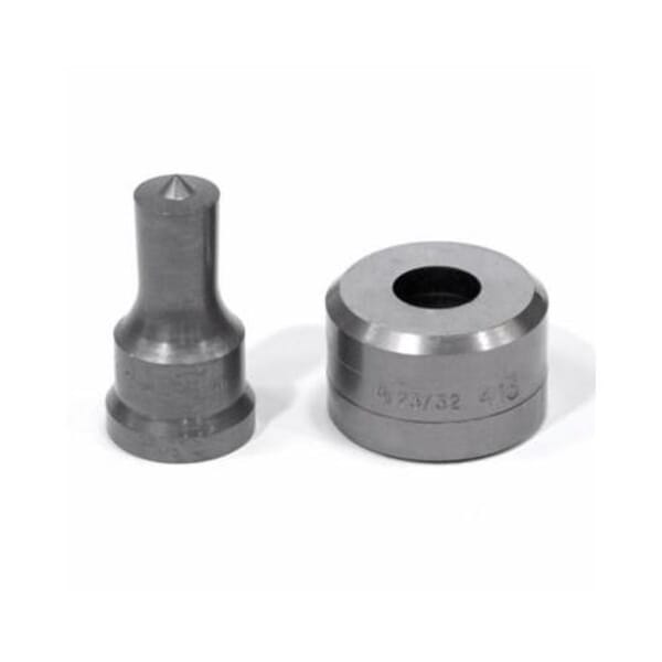 EDWARDS ED9-PD11/16 Punch and Die Set, Round Shape, 11/16 in Punch, 23/32 in Die, 2 Pieces