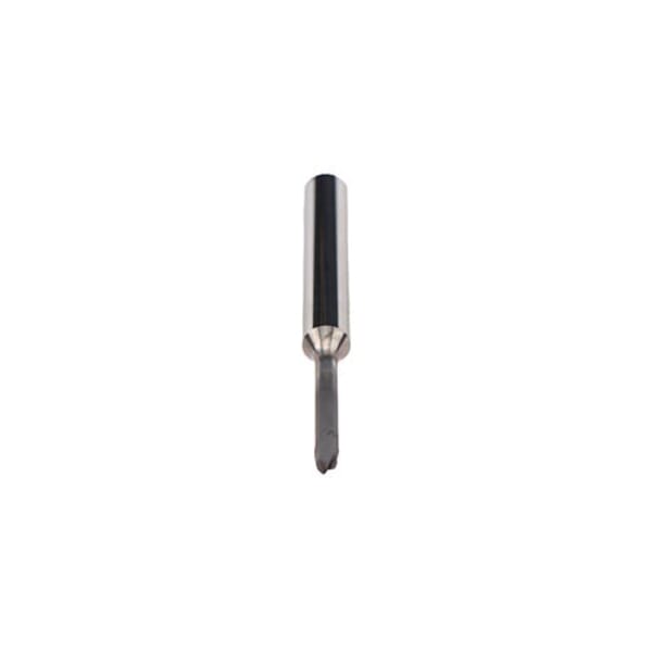 Emuge 2600D.250624 Dental 2600D Ball Nose End Mill, 2.5 mm Dia Cutter, 24 mm Length of Cut, 2 Flutes, 6 mm Dia Shank, 57 mm OAL, Diamond-D Coated