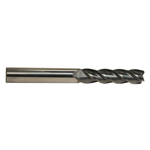 Emuge 2996L.01875 Top-Cut VAR 2996L Long Length Square End Mill, 3/16 in Dia Cutter, 3/4 in Length of Cut, 4 Flutes, 3/16 in Dia Shank, 2-1/2 in OAL, AlCr Coated