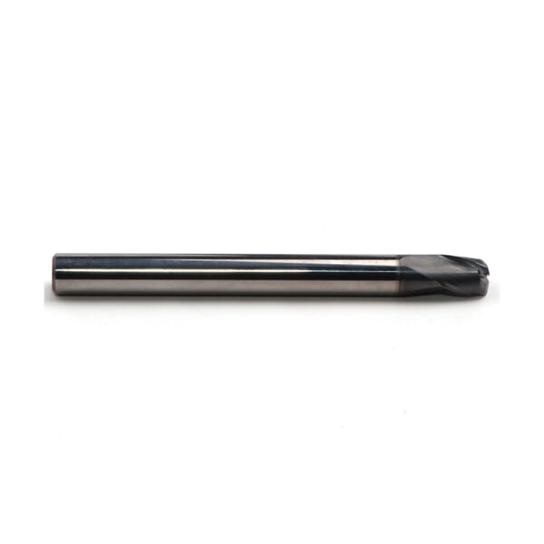 Emuge 3544L.04006A Circle Segment 3544L Lens Shape Cutter Roughing and Finishing End Mill, 4 mm Dia Cutter, 4 mm Length of Cut, 3 Flutes, 6 mm Dia Shank, 62 mm OAL, AlCr Coated