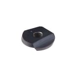 Emuge 9581A.10 Indexable Milling Insert, 10 mm Insert, Carbide, Ball Nose Shape, Material Grade: KP1