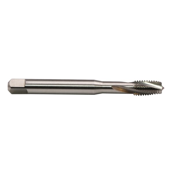 Emuge A0451000.0040 Rekord D-STEEL A0451000 Form C Reinforced Shank Spiral Flute Tap, Right Hand Cutting, M4x0.7 Thread, Modified Bottoming Chamfer, Right Hand Flute Direction, 3 Flutes, Bright, HSS-E