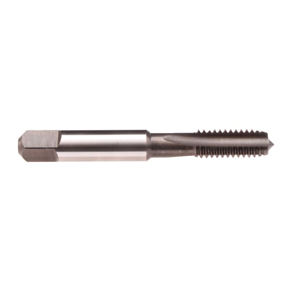 Emuge AU100501.5040 Rekord A-H AU100501 Form C Reinforced Shank Straight Flute Machine Tap, Right Hand Cutting, #8-36 Thread, Modified Bottoming Chamfer, 3 Flutes, NT Coated, HSS-E