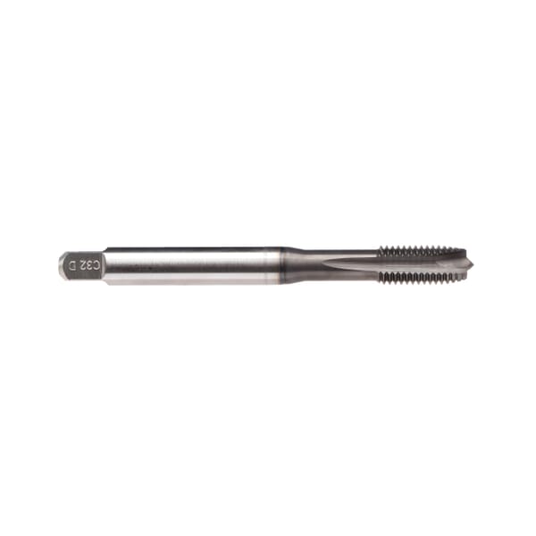 Emuge BU20C310.5613 Rekord B-VA BU20C310 Form B STI Tap, #6-32 Thread, 3 Flutes, 3B Class of Fit, Plug Chamfer, Right Hand Cutting, UNC Thread