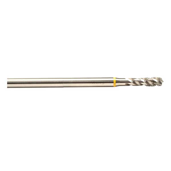 Emuge B2501000.0030 Enorm 1-STEEL-LS B2501000 Form C Fast Spiral Long Reinforced Shank Extension Tap, Modified Bottoming Chamfer, M3x0.5 Thread