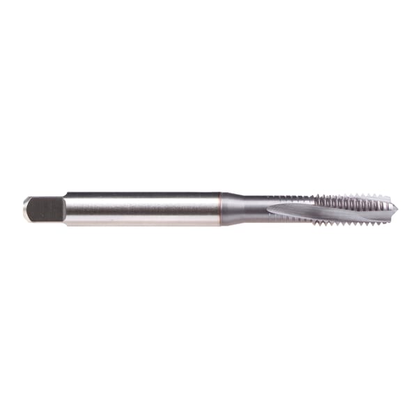 Emuge BU35J411.5011 Rekord 1DF-NI BU35J411 Form C Reinforced Shank Slow Helix Spiral Flute Tap, Right Hand Cutting, 3/8-16 Thread, Modified Bottoming Chamfer, Right Hand Flute Direction, 3 Flutes, TiCN Coated, HSS-E