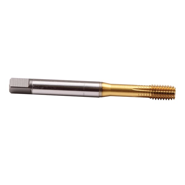 Emuge BU38Z800.5043 VHM InnoForm 1-Z-SN-IKZ BU38Z800 Form C Reinforced Shank Roll Form Tap With Axial Coolant Through, 1/4-28 Thread
