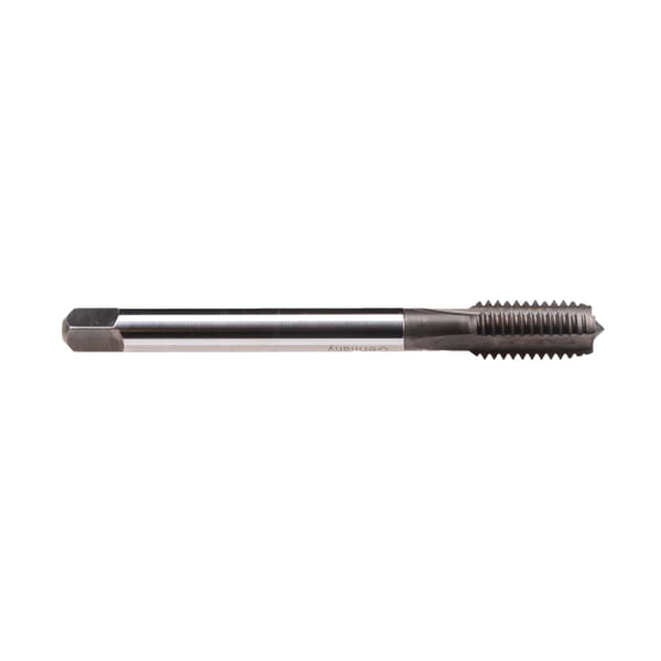 Emuge CU100501.5015 Rekord 2A-H CU100501 Form C Reduced Shank Straight Flute Machine Tap, Right Hand Cutting, 5/8-11 Thread, Modified Bottoming Chamfer, 3 Flutes, NT Coated, HSS-E
