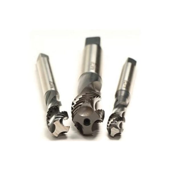 MultiTAP MULTITAP C4933200.0116 Form C Spiral Flute Tap, Right Hand Cutting, M16x2 Thread, Semi-Bottoming Chamfer, Right Hand Flute Direction, 3 Flutes, Ne2 Coated, HSS-E