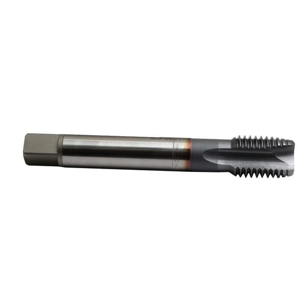 Emuge CU209300.5255 Rekord 2B-VA CU209300 Form B Reduced Shank Spiral Point Tap, Right Hand Cutting, 1-5/8-8 Thread, Plug Chamfer, 4 Flutes, TiCN Coated, HSS-E