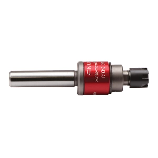 Softsynchro F3150900 Softsynchro Micro Short Tension/Compression Tap Holder, Cylindrical Shank, ER8 Adapter, M4 Max Tap Capacity
