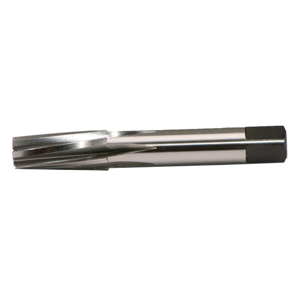 Emuge G0037175.5764 Form B Taper Pipe Reamer, 1/8 in, 70 mm OAL, 7 mm Dia Cylindrical Shank, Spiral Flute