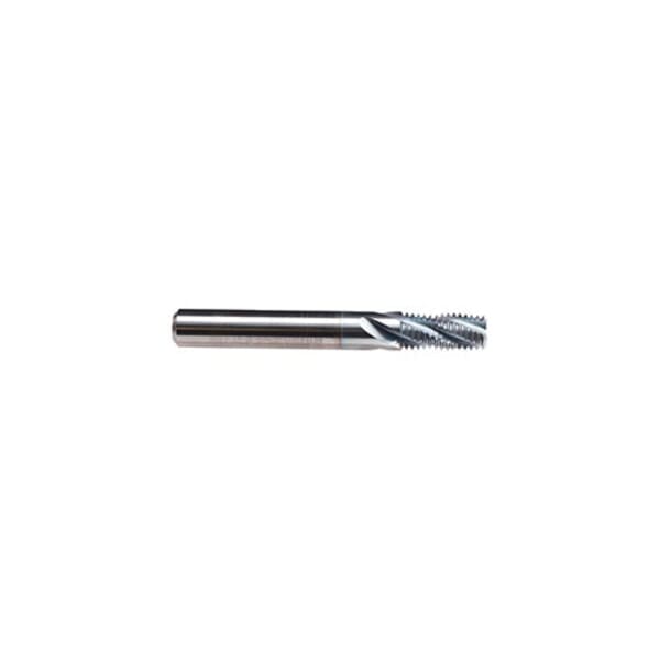 Emuge GF162316.9579 SHUR-THREAD GF162316 GF Style Long Spiral Flute Thread Mill With Axial Through Coolant, 1/2-24 UN Thread, 70 mm OAL, 4 Flutes, 10 mm Dia Shank